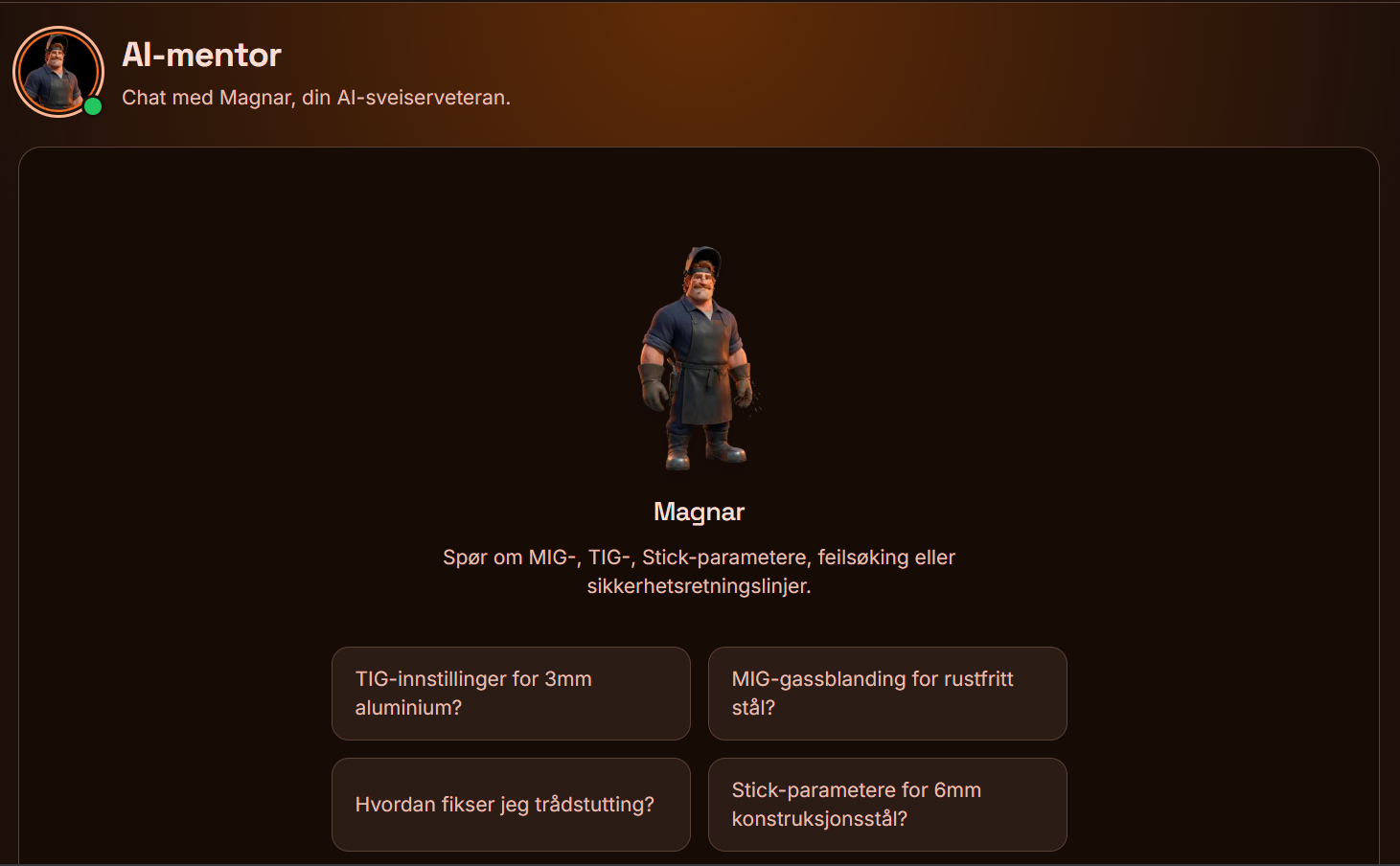 AI-mentoren Magnar i ArcPilot